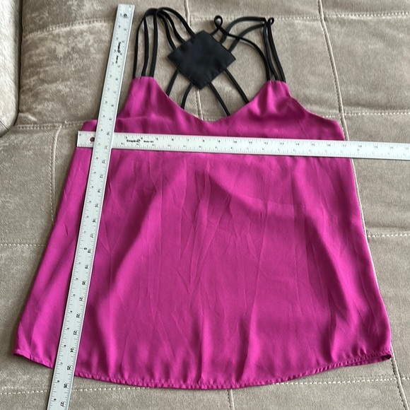 Charming Charlie Pink and Purple Backless Camisole - Picture 5 of 6